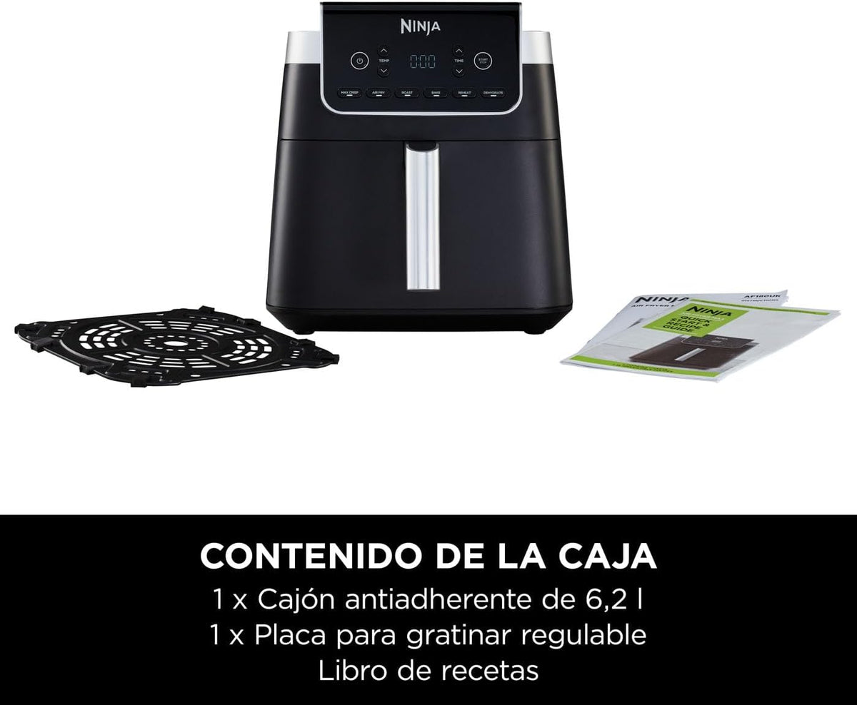 Freidora De Aire 6,2 L Sin Aceite – Multifunción Rápida