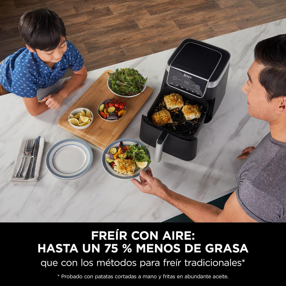 Freidora De Aire 6,2 L Sin Aceite – Multifunción Rápida