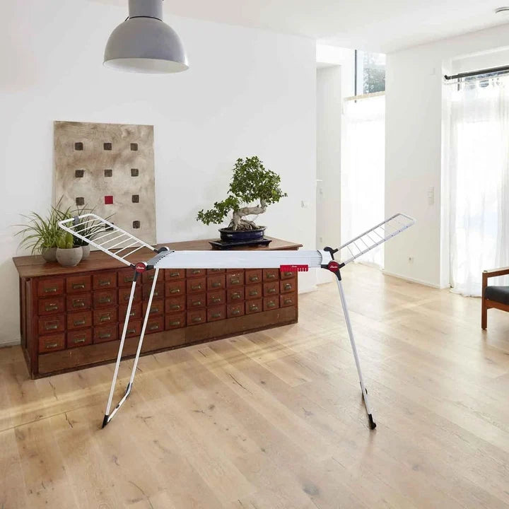 Tendedero con Varillas Telescópicas, Extensible hasta 2 Metros - Vileda Infinity Flex Plus